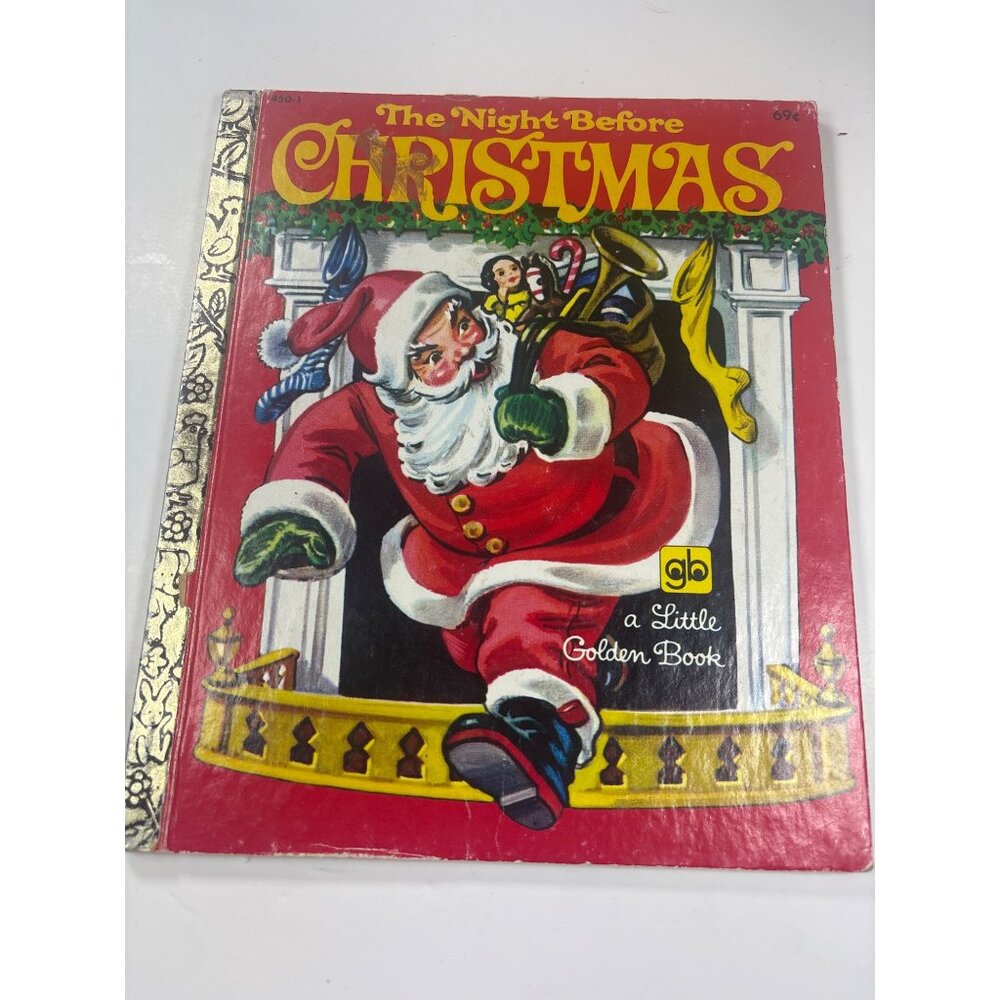 The Night Before Christmas Little Golden Book 1980 Thirty-Sixth Printing Hardcov
